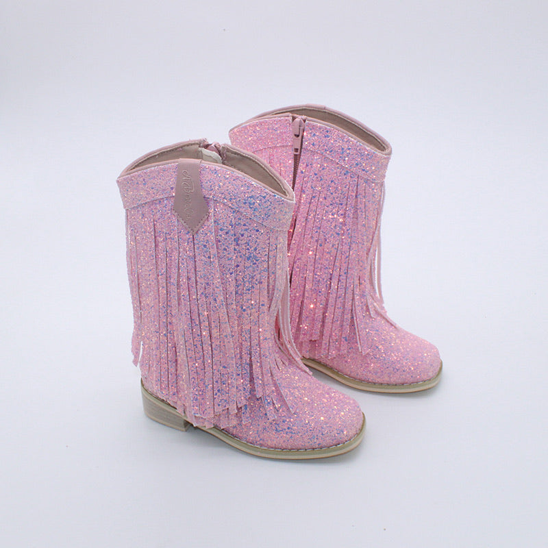 RTS Pink Lemonade Fringe Cowgirls (SZ BK3,BK4),