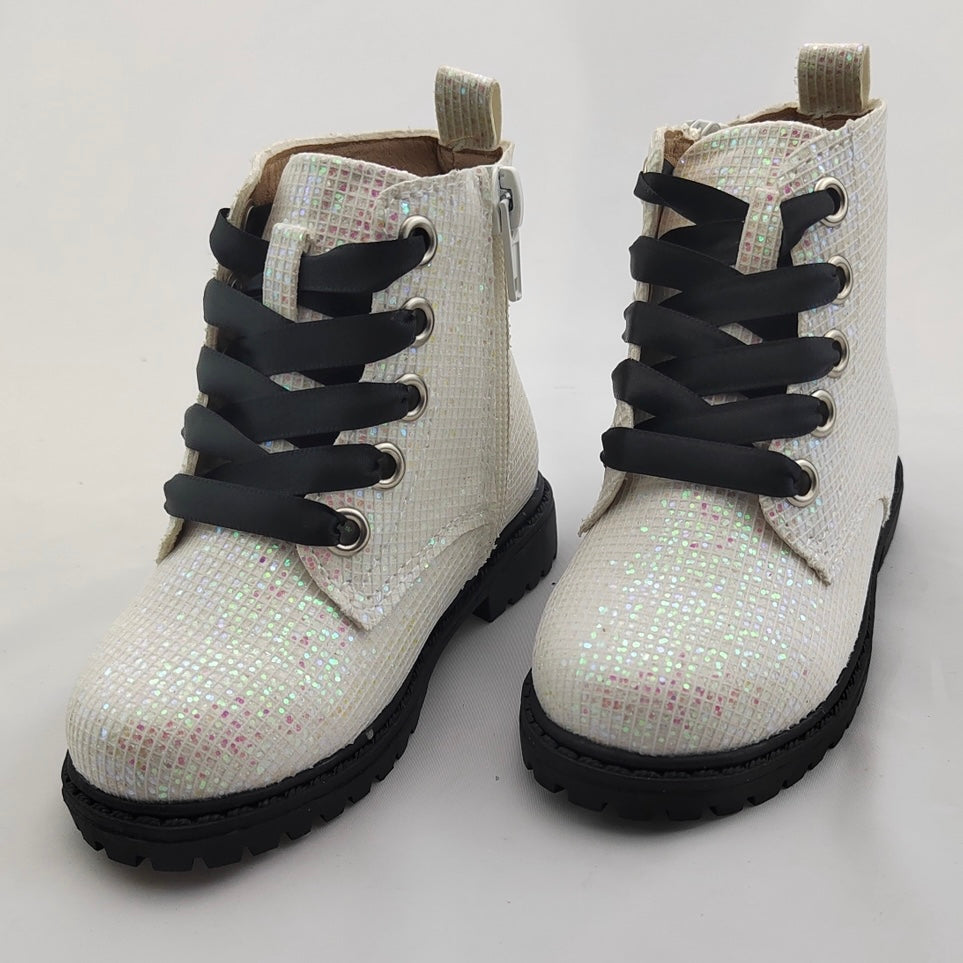 RTS Disco White Regular Chunky Combats