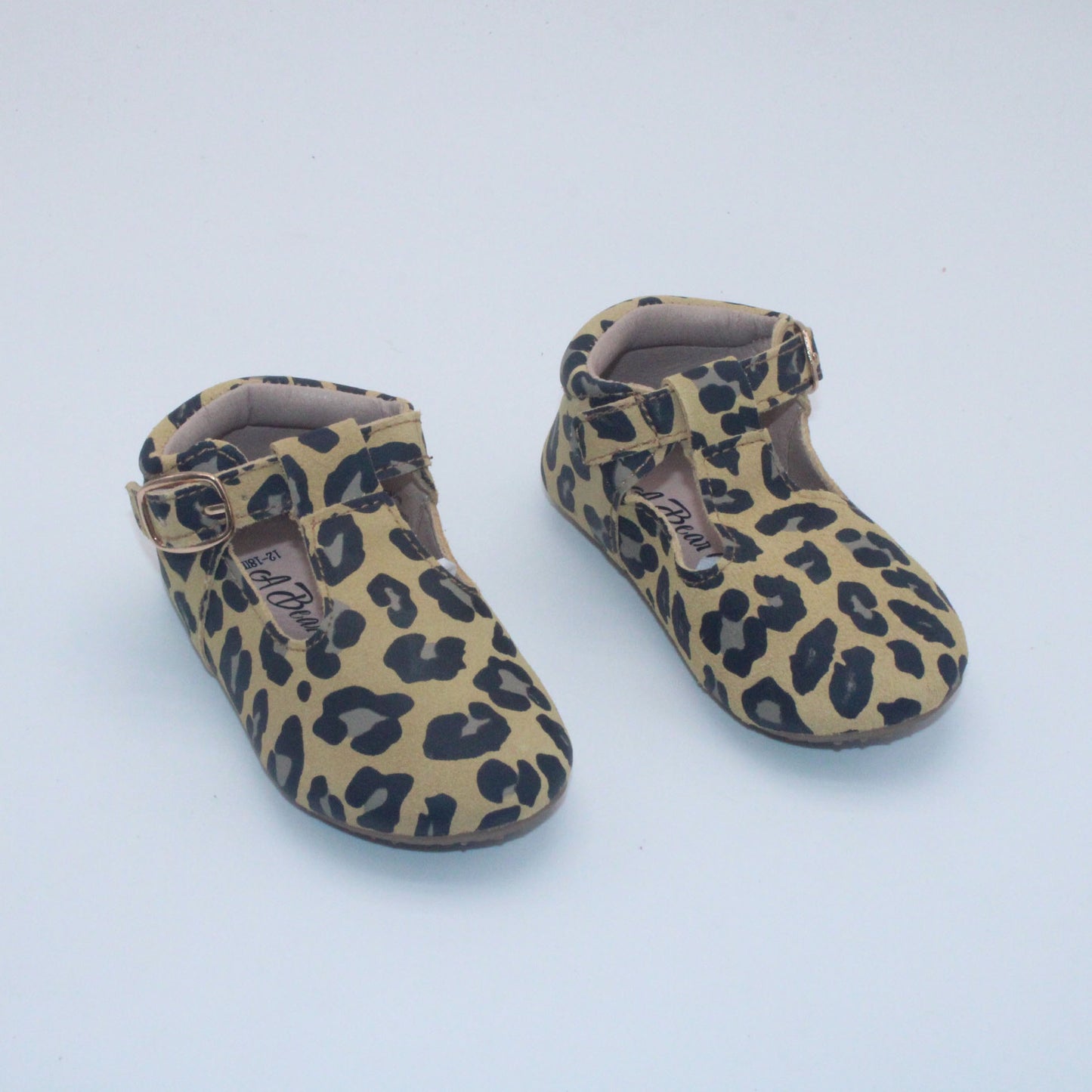 RTS Cheetah Suede T-Straps