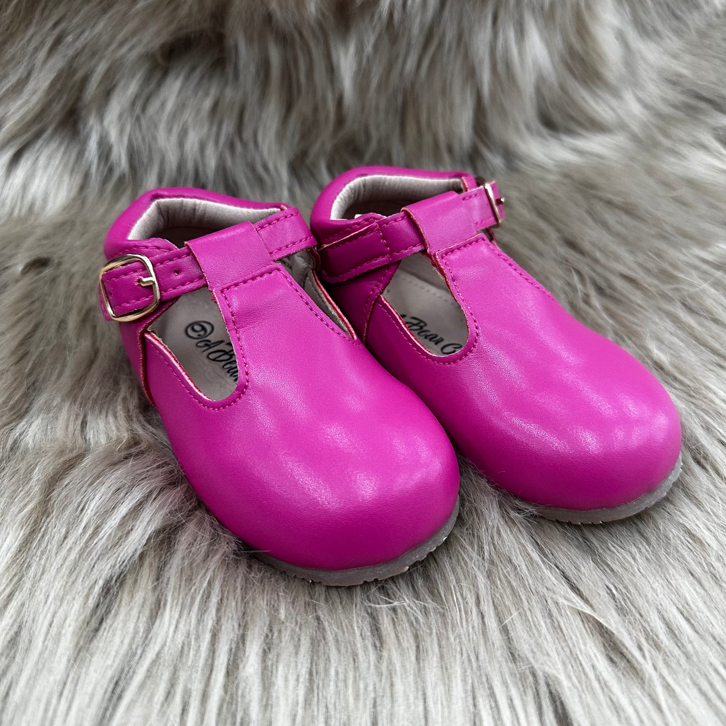 RTS Berry Leather Tstraps