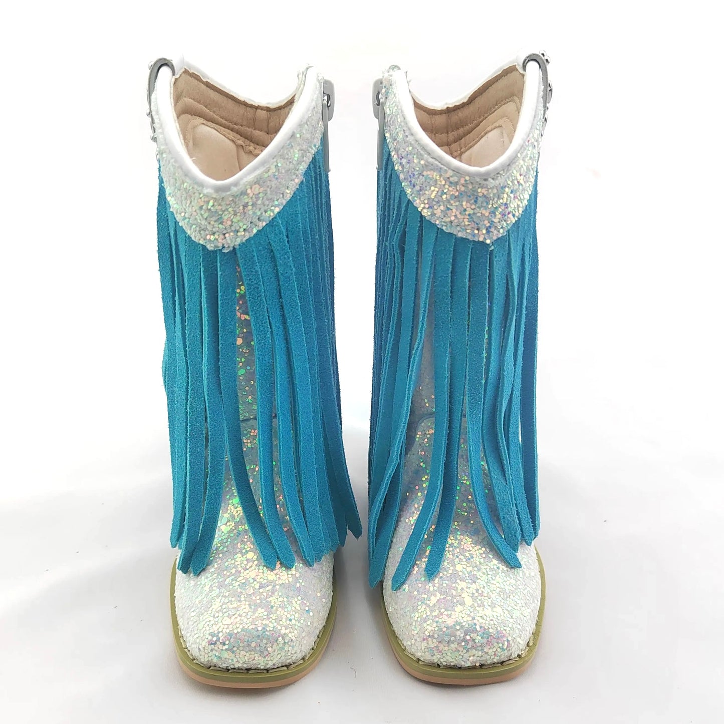 RTS Fairy Wings HEART TAB SUEDE Fringe Cowgirls