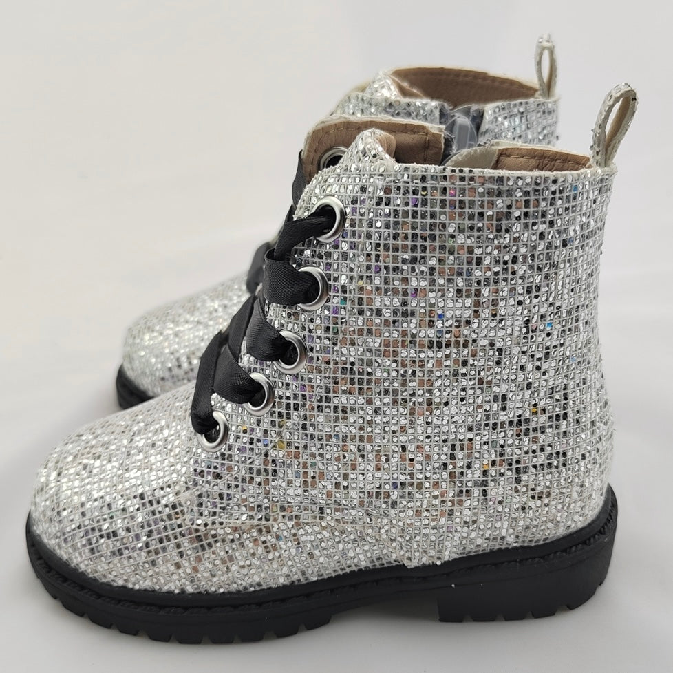 RTS Disco Silver Regular Chunky Combats