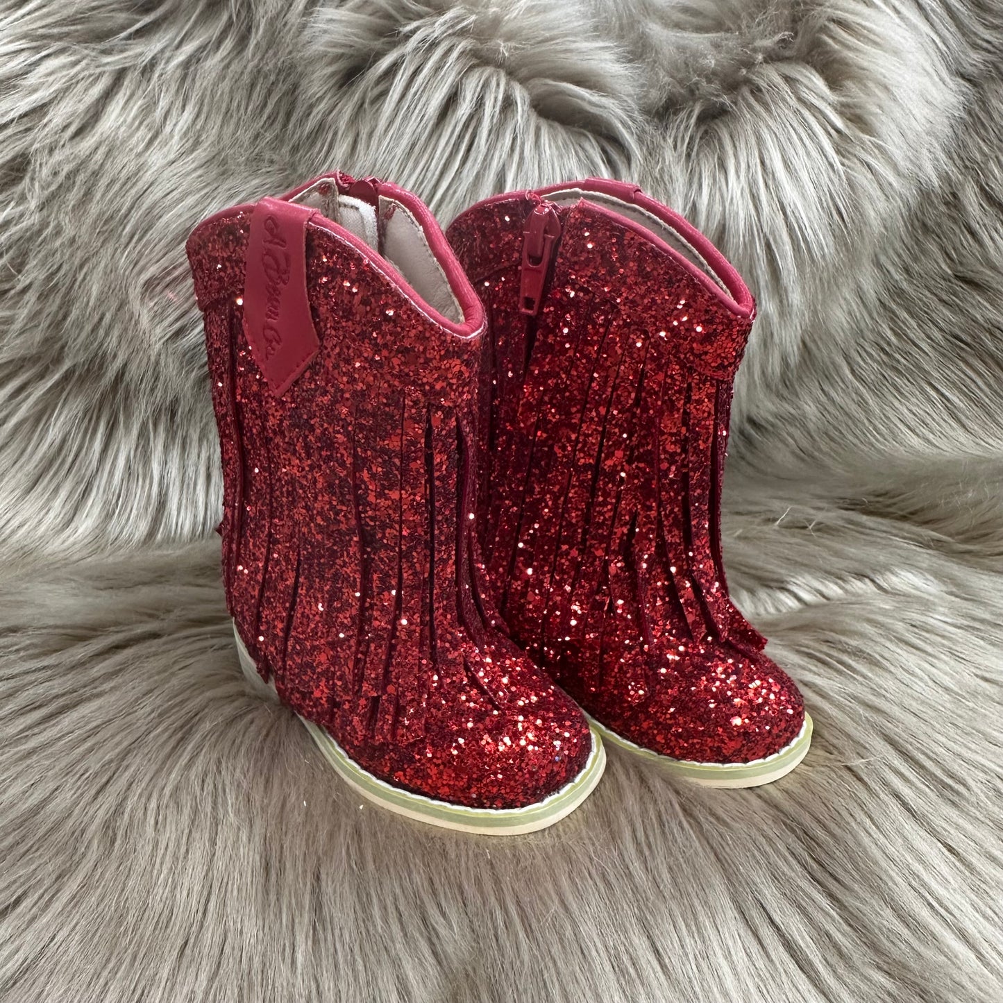 RTS Candy Apple Glitter Double Fringe Cowgirls
