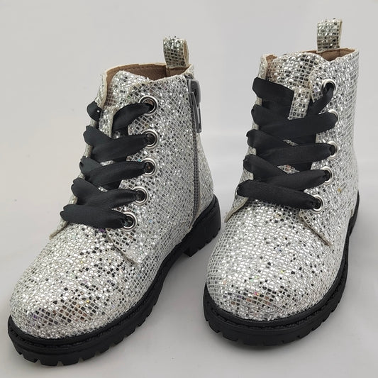 RTS Disco Silver Regular Chunky Combats