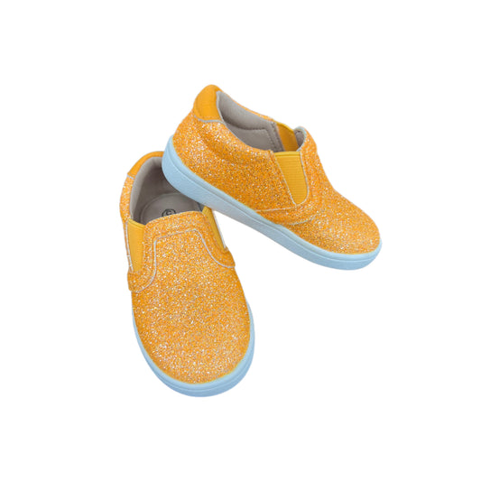 RTS IMPERFECT Orange Smooth Glitter Slides (SIZES 2,4,5)