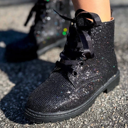 RTS Disco Black Regular Chunky Combats