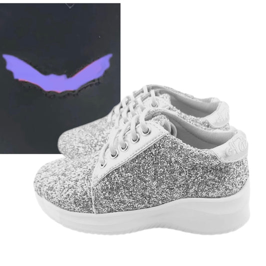 RTS Purple Bats Leather Sneakers (SZ 6)