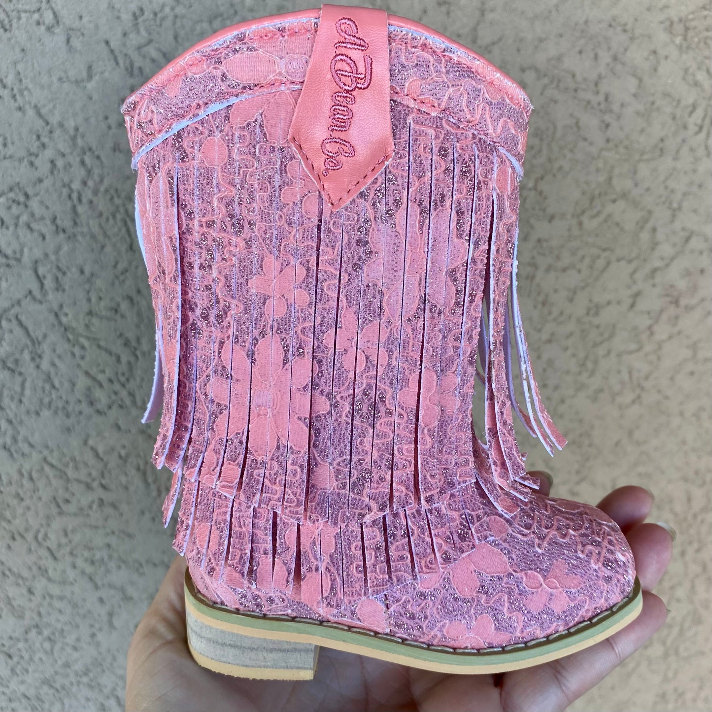 RTS Peach Lace Cowgirls (SZ 2,4,5,6)