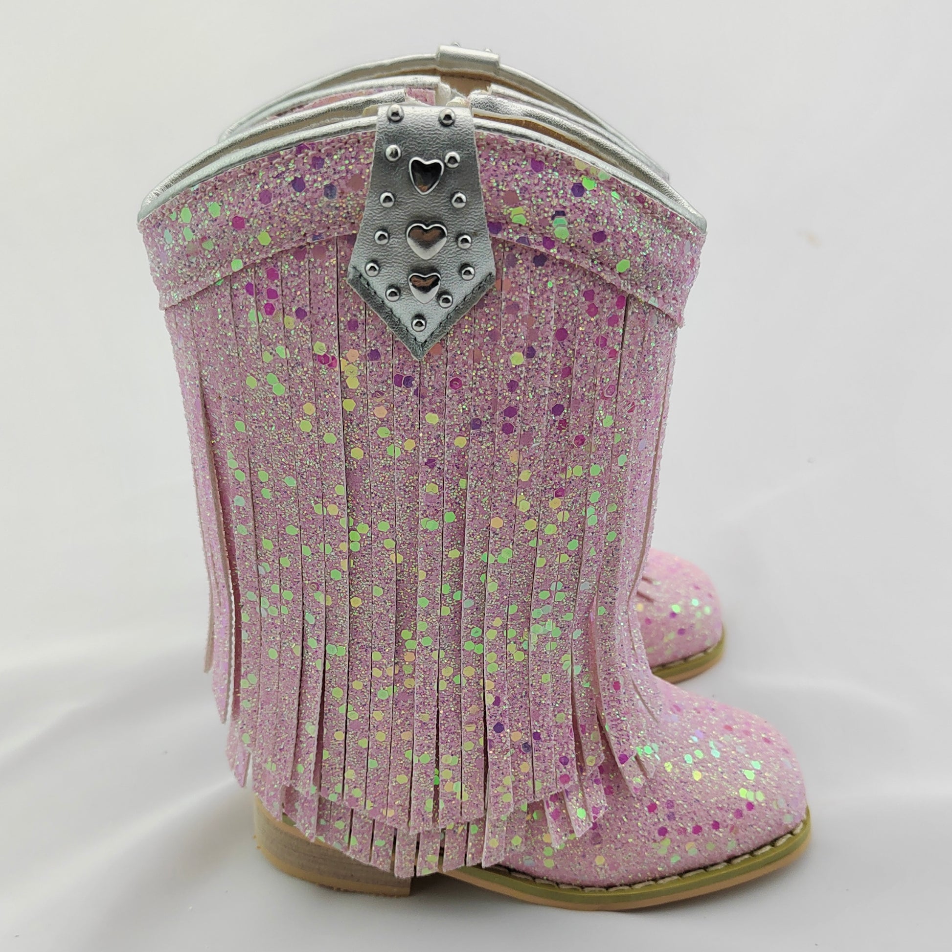 RTS Hot Pink Smooth Glitter Ballerinas