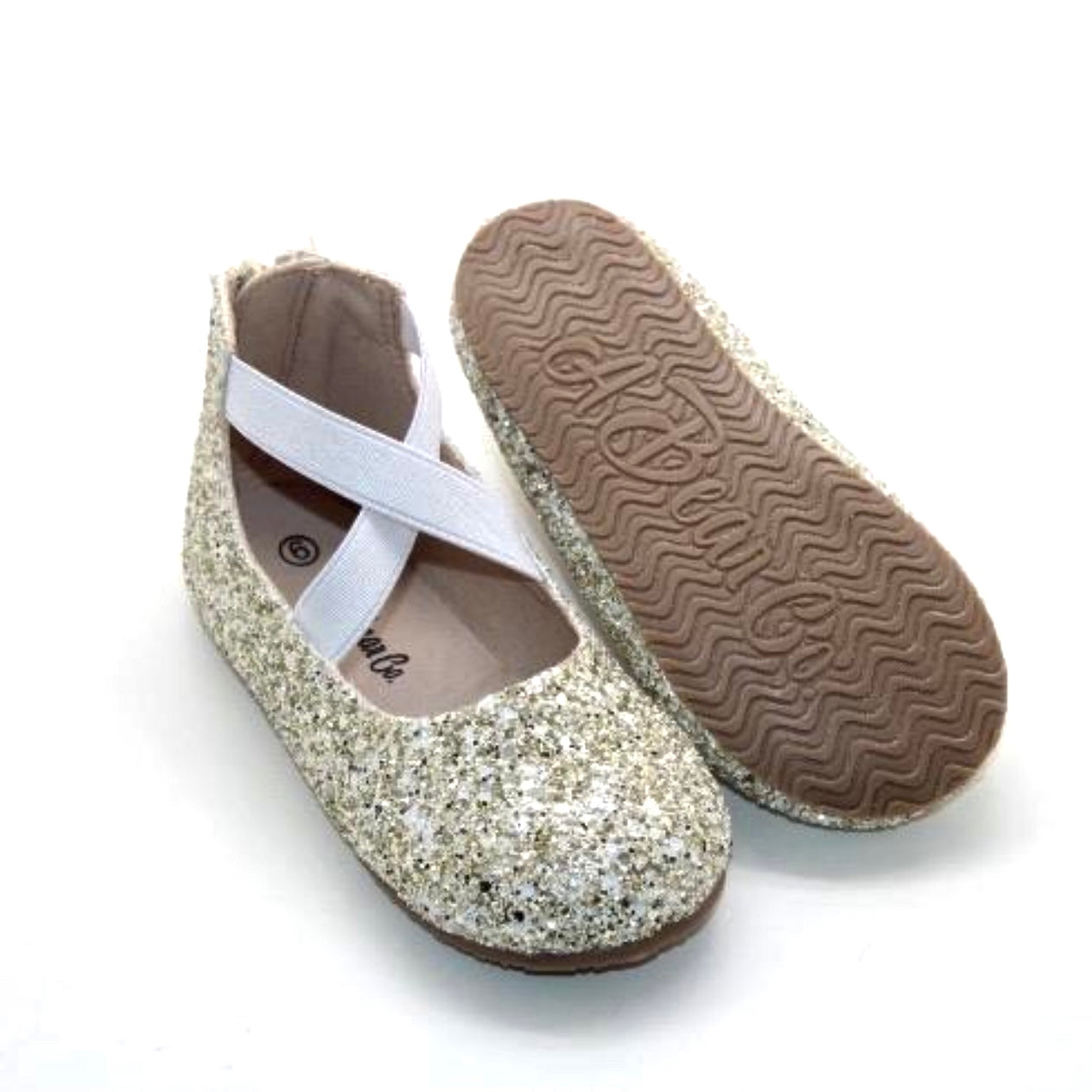 RTS Salty Beach Glitter Ballerinas (SZ 0,1,2,3,4,5,6)