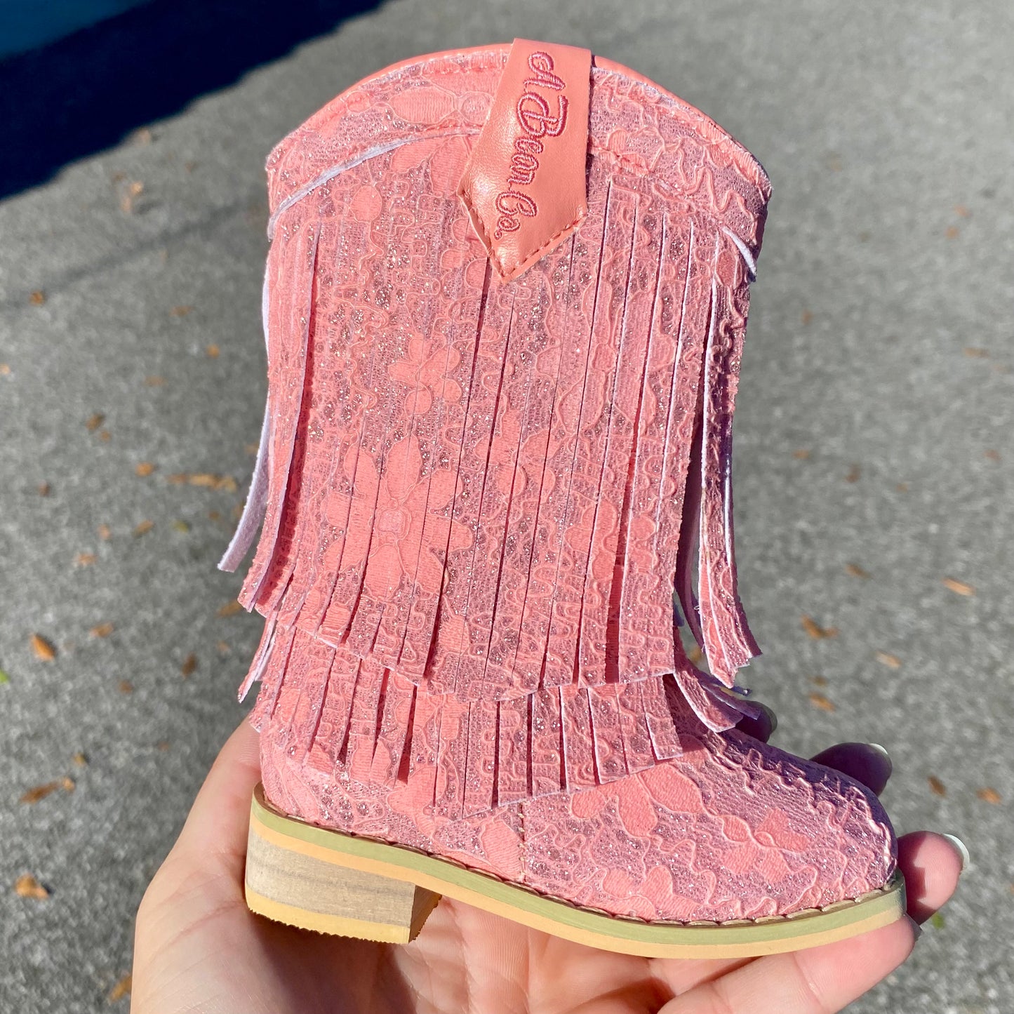 RTS Peach Lace Cowgirls (SZ 2,4,5,6)