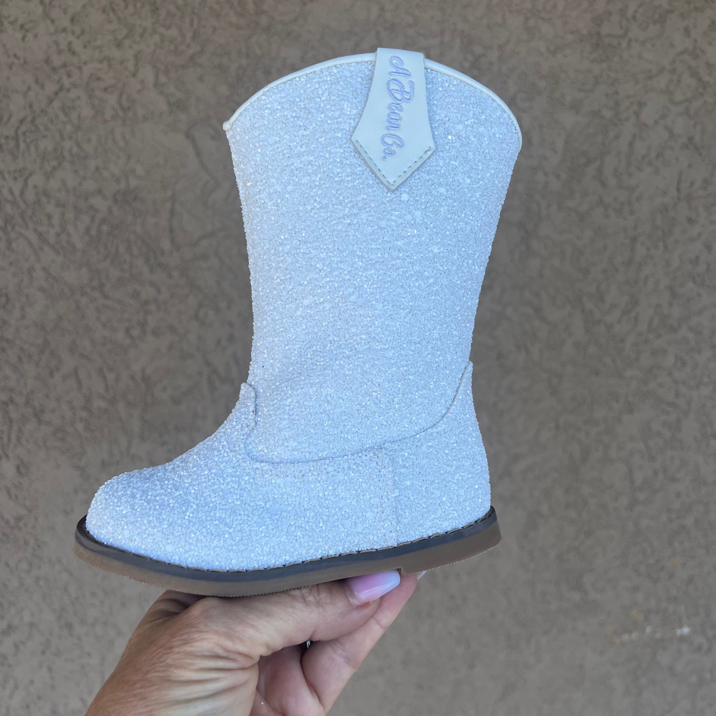 RTS Snow Ice Glitter Dolly Boot