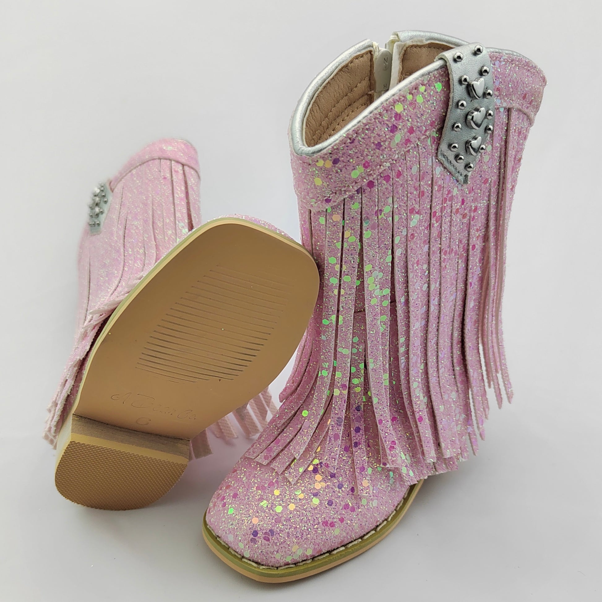 RTS Hot Pink Smooth Glitter Ballerinas