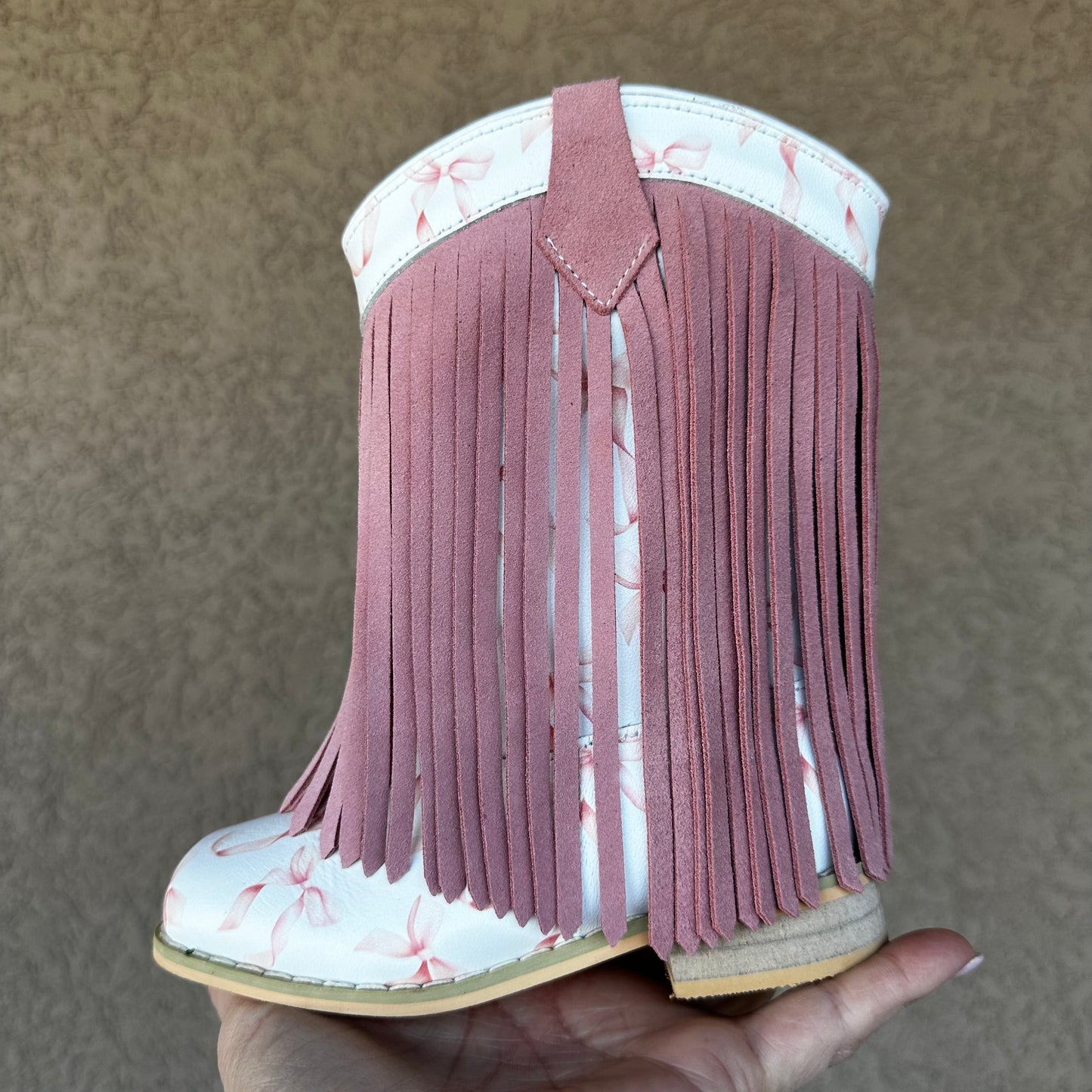 RTS Pink Bow Fringe Cowgirls