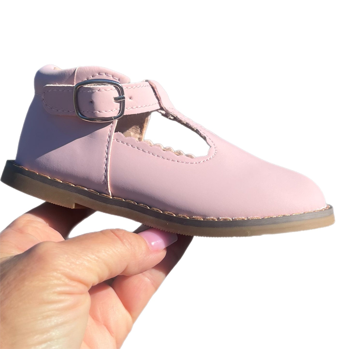 RTS Marshmallow Pink Leather Blair