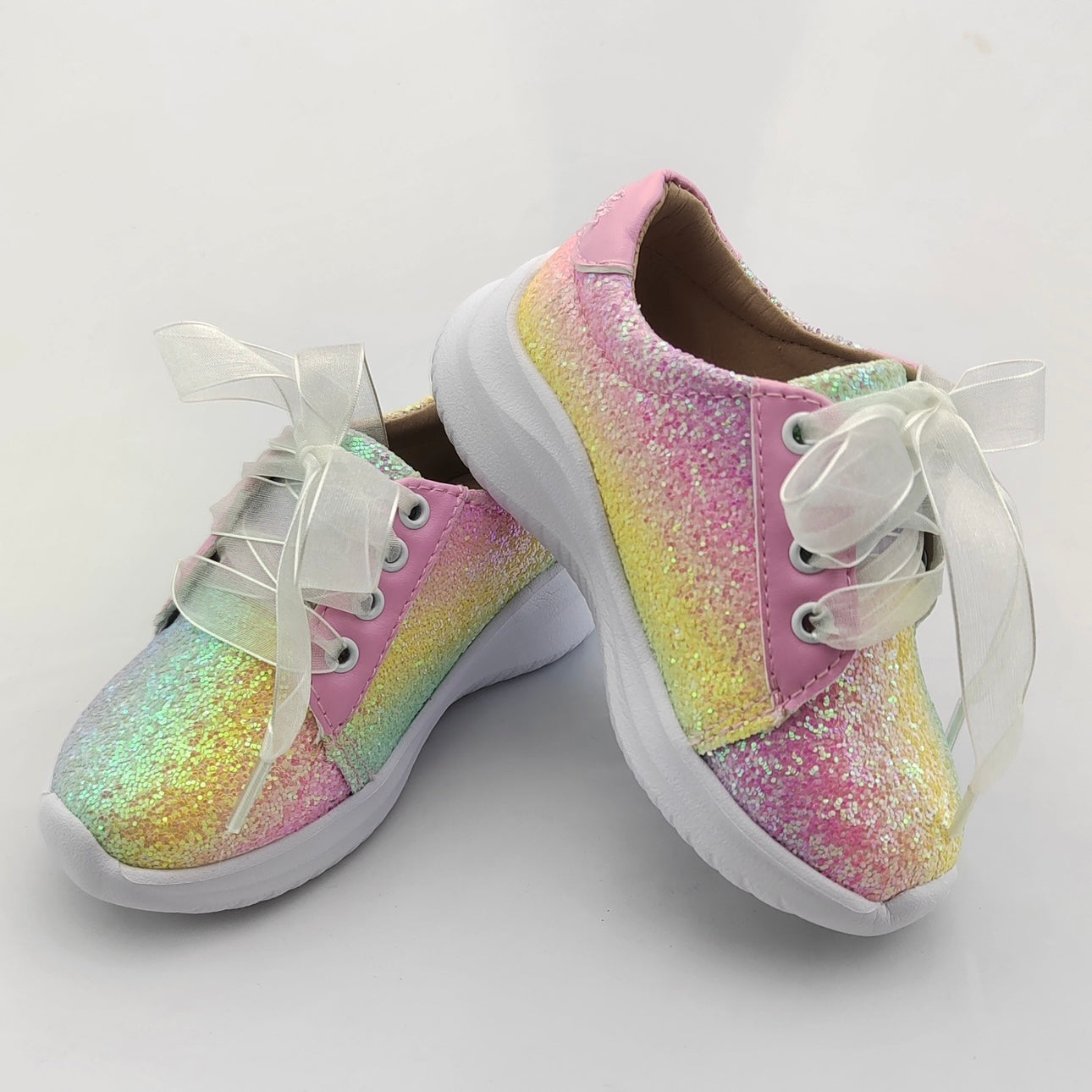 RTS Pastel Rainbow Glitter Sneaker