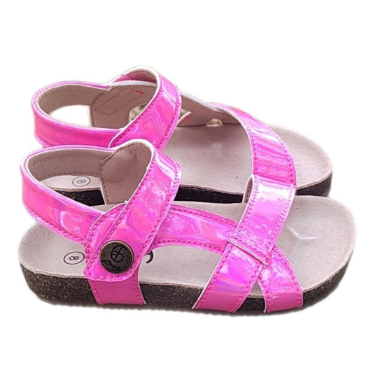 NEW RTS Pink Patent Cork Sandals