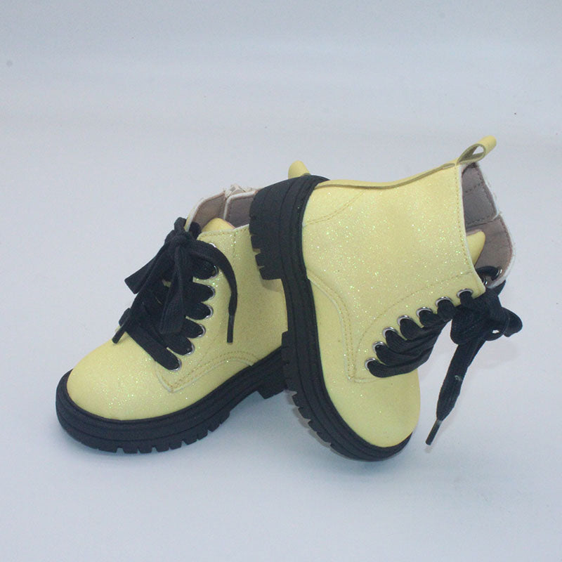 RTS Yellow Smooth Glitter Chunky Combats