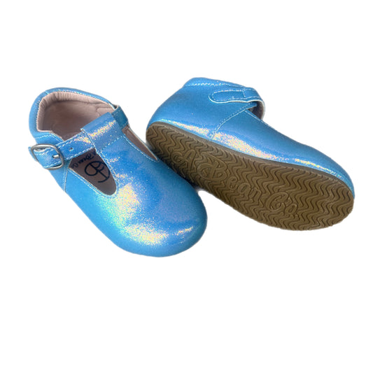 RTS Blue Shimmer Tstraps (SIZES 2,3,4,5)