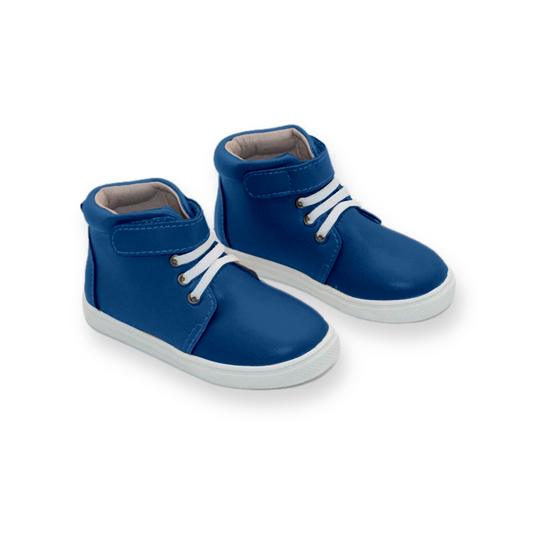 RTS Royal Blue Leather Hightops (SZ 2,3,4,5,6,7,8,9,11,12,13, BK1,BK2,BK3)