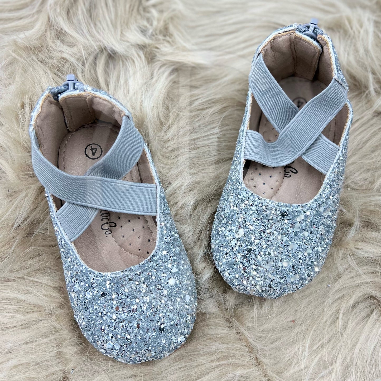 RTS Sterling Glitter Ballerinas