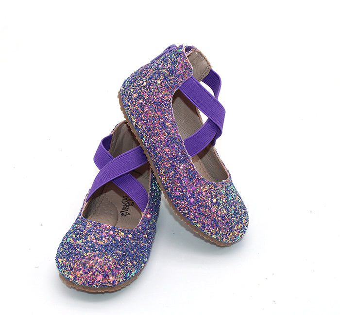 RTS Fairy Dust Glitter Ballerinas (SZ 0,3,4,5,6)
