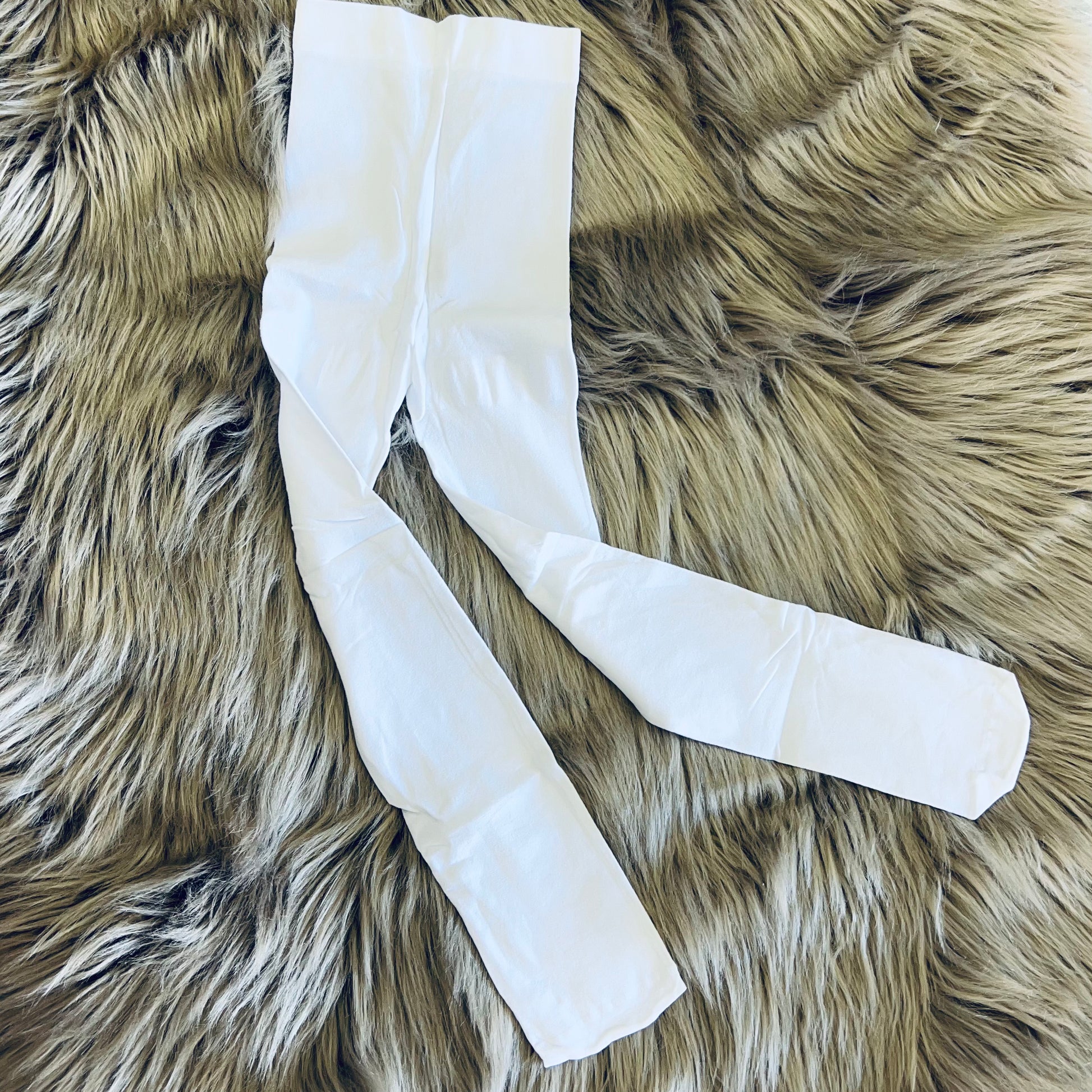 RTS White Solid Soft Tights – A Bear Co. LLC