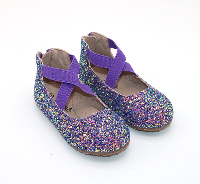RTS Fairy Dust Glitter Ballerinas (SZ 0,3,4,5,6)