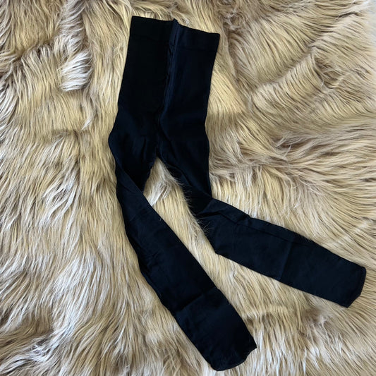 RTS Black Solid Soft Tights